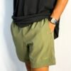Short rafrow minimalista verde