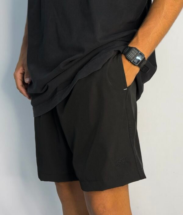 Short rafrow minimalista black