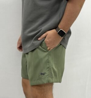 Short rafrow verde musgo