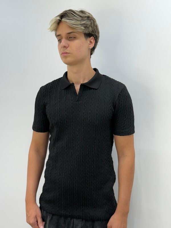 IMG_3244 Polo tricot vintage black