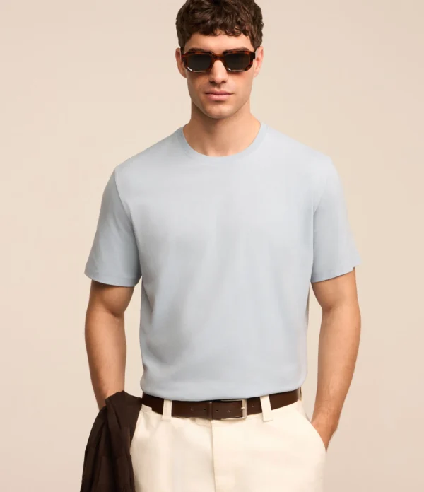 Camiseta padrão Zara blue