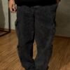 Calça cargo baggy 8 bolsos