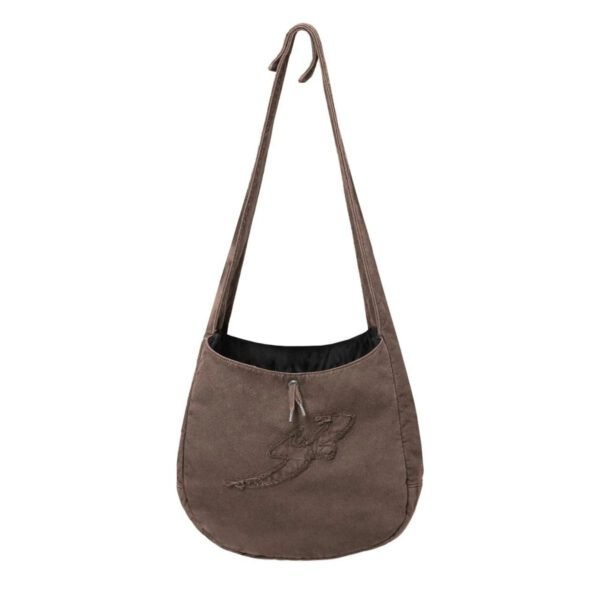 IMG_9638 BOLSA SACOLA "B GARÇA" ESTONADA BROWN