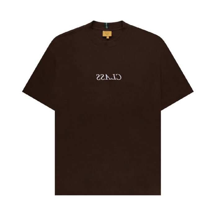 IMG_0891 T-SHIRT "CLASS INVERSO" BROWN