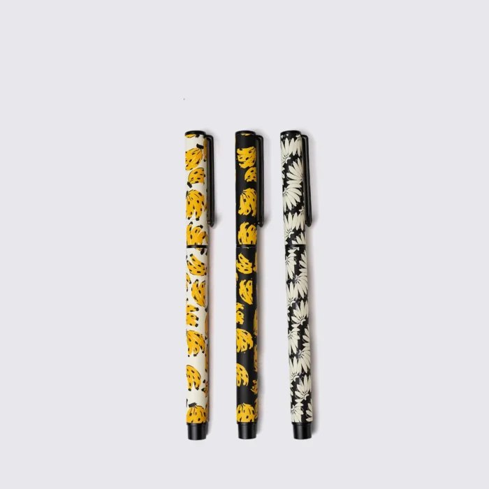 Trio de Canetas Farm Anota Aí Bossa Banana