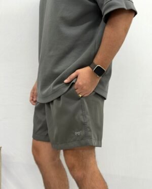 Short Cinza Chumbo básico Rafrow