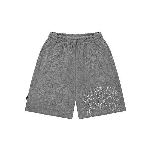 4SUF SHORTS RAW GREY