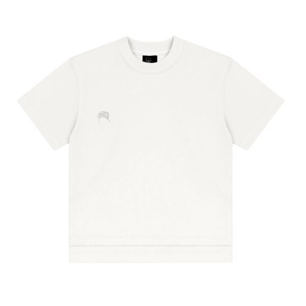 CAMISETA BOXY BARRA DUPLA 4SUF OFF WHITE