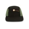3 Panel Sports Hat Class “Stella” Black/Green