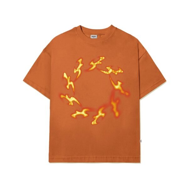 CAMISETA "B TRIBAL ESPECTRO" ORANGE