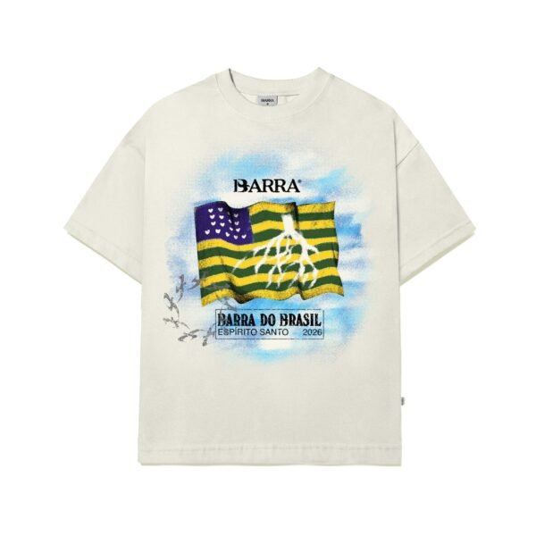 CAMISETA "ESTADOS UNIDOS DO BRASIL" OFF WHITE