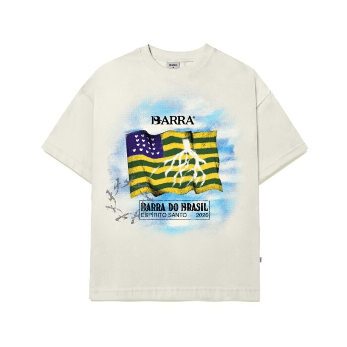CAMISETA "ESTADOS UNIDOS DO BRASIL" OFF WHITE