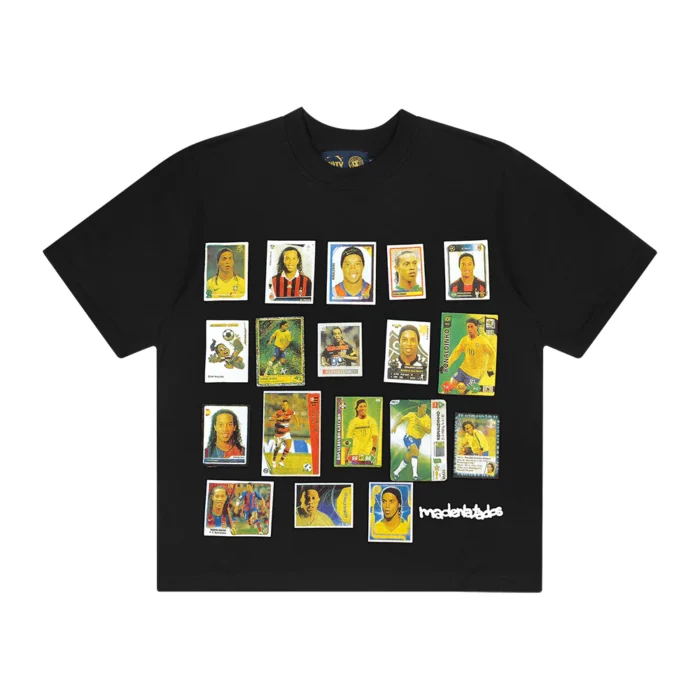 CAMISETA FIGURINHA NÚMERO 1 BLACK