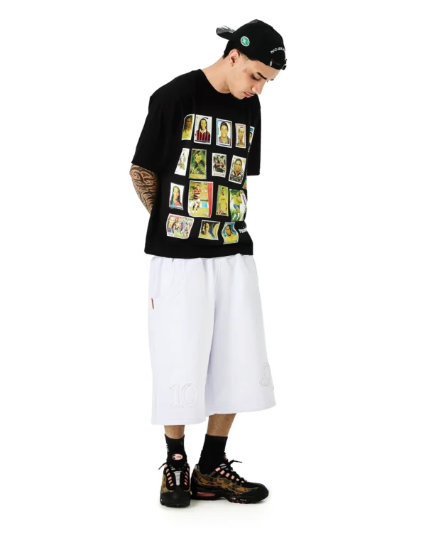 CAMISETA FIGURINHA NÚMERO 1 BLACK