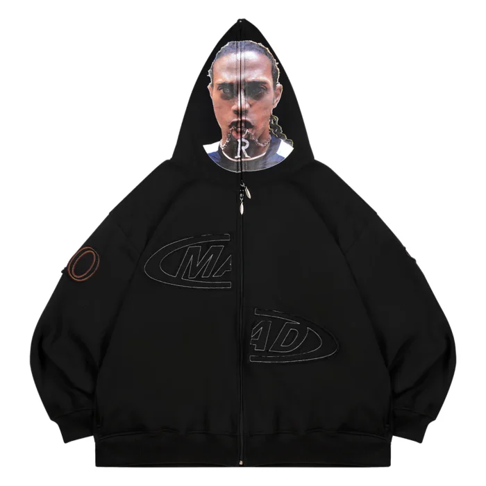 JAQUETA FULL ZIP BLACK