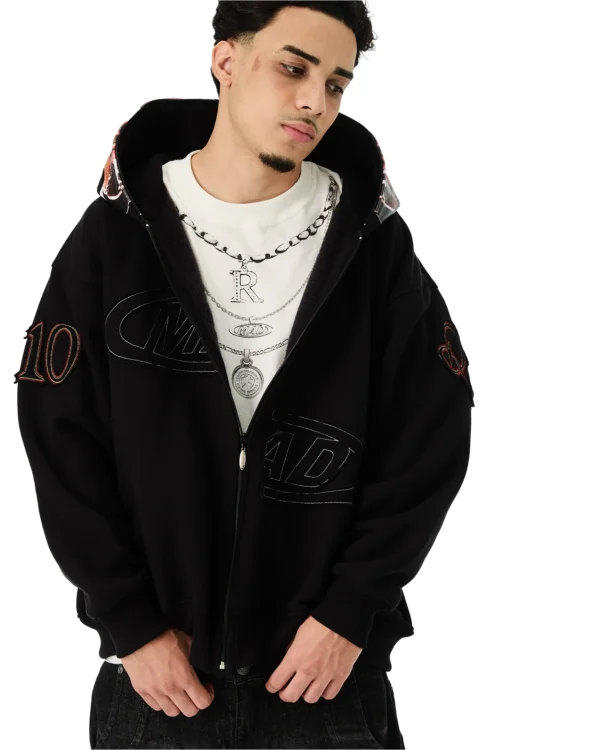 JAQUETA FULL ZIP BLACK