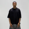 Overlay Black Boxy Tee