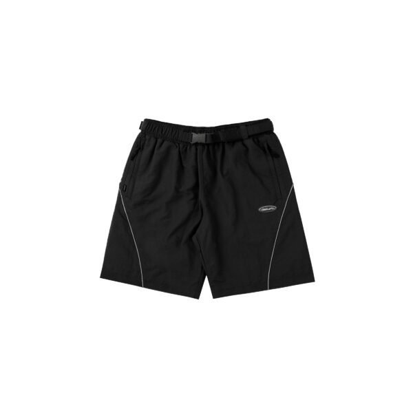 Reflective Nylon Shorts Black