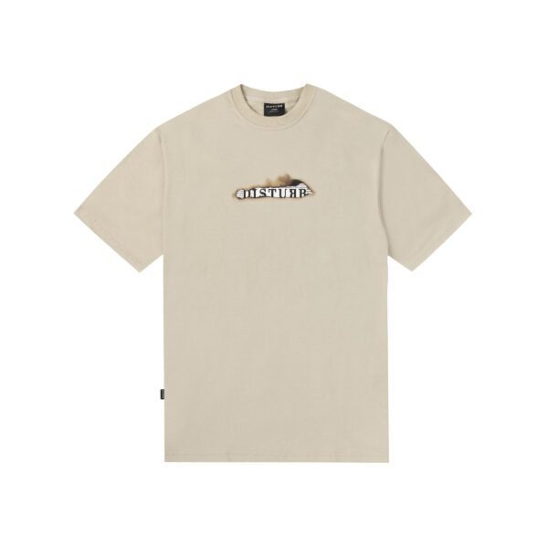 Logo News T-Shirt Beige