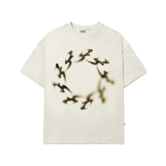CAMISETA "B TRIBAL ESPECTRO" OFF WHITE