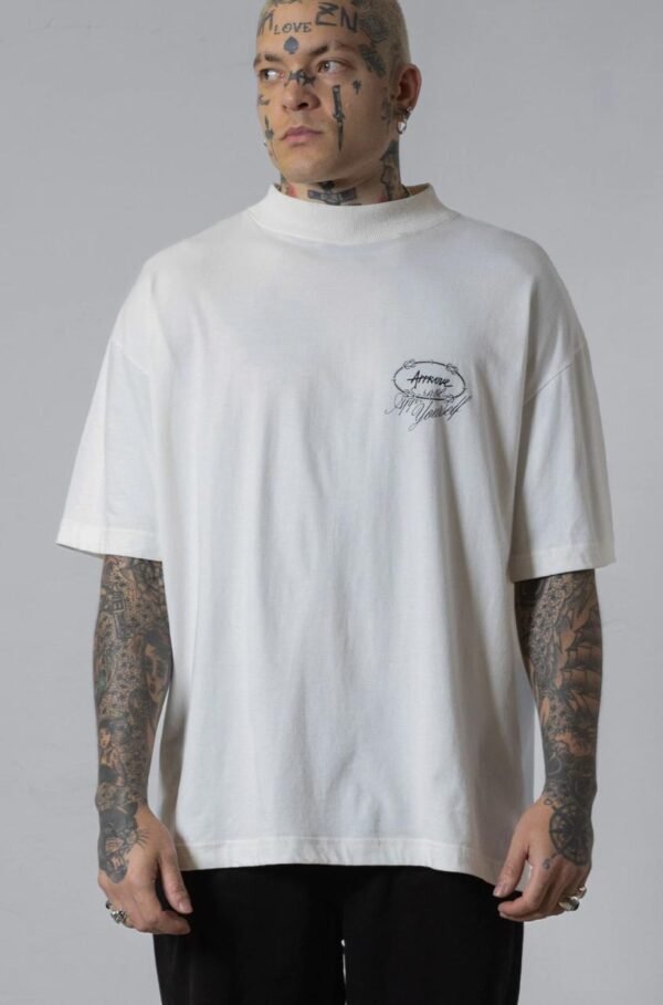 Camiseta Approve off white oversized Camiseta Off White Approve oversized streetwear masculina