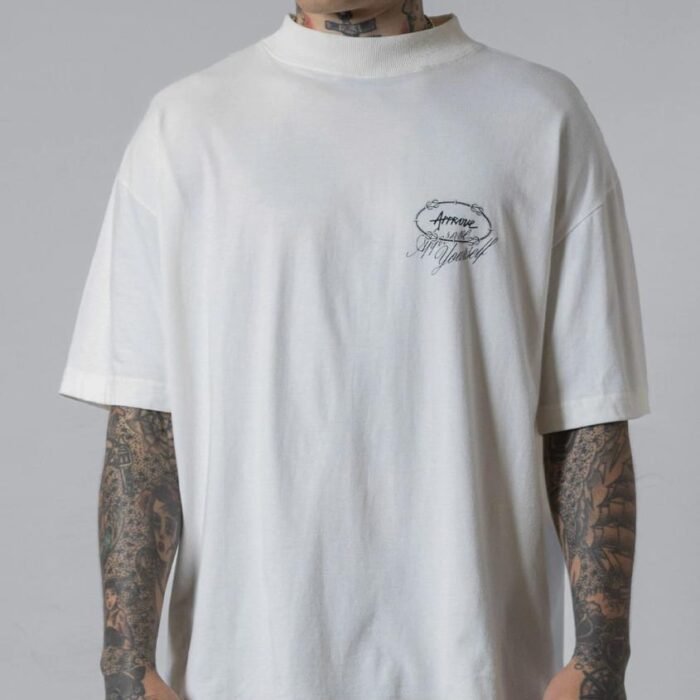 Camiseta Off White Approve oversized streetwear masculina