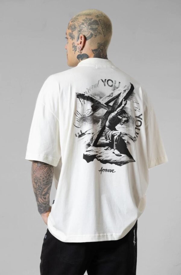 Camiseta Huge Approve Savior Off White