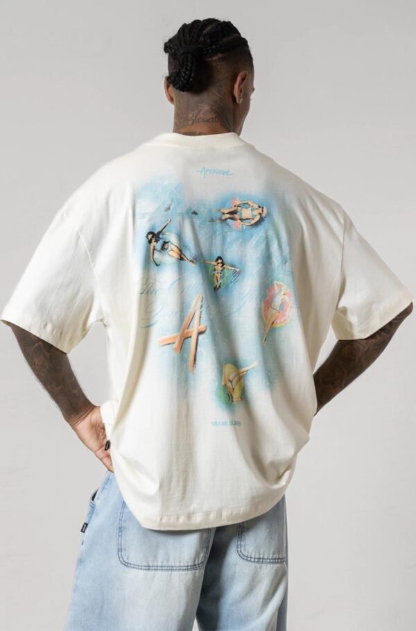 Camiseta Core Approve Miami Pool Off White