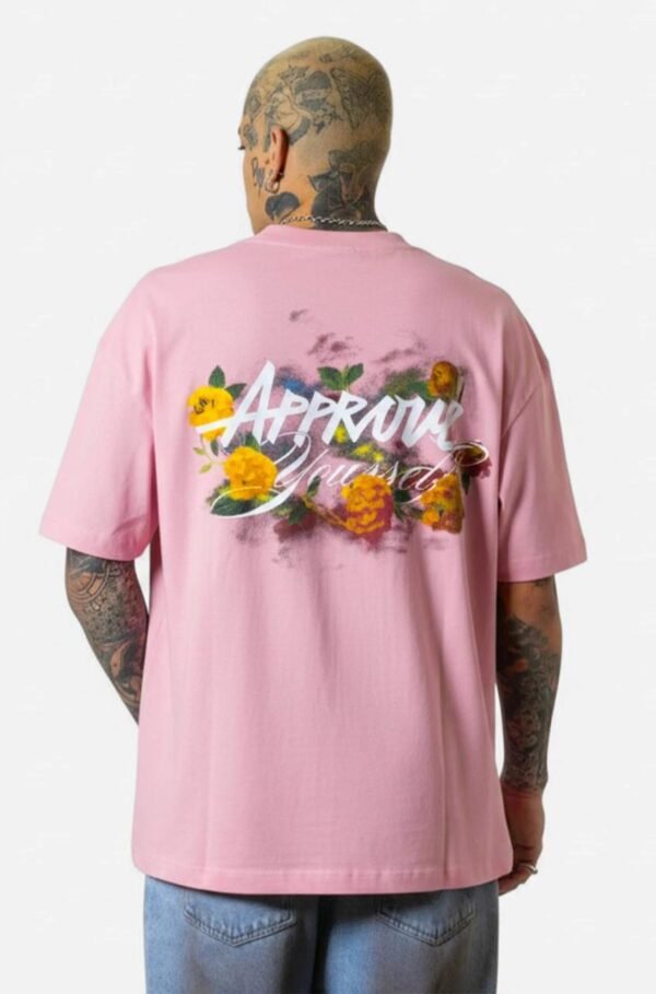 Camiseta Core Approve Miami Flowers Rosa