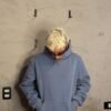 Moletom Azul Cianita Canguru Streetwear Masculina