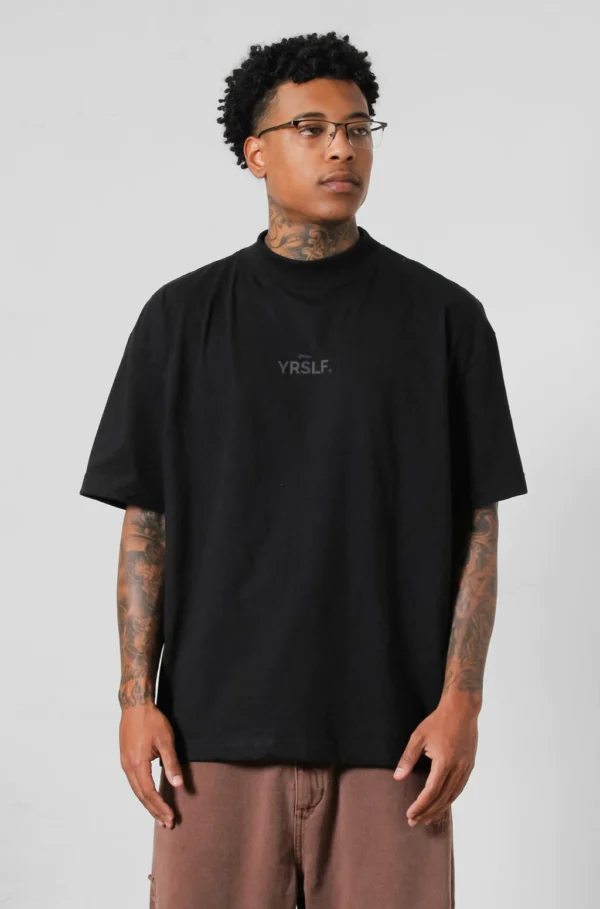 Camiseta Approve Preta Oversized Camiseta Preta Approve Oversized Streetwear Masculina