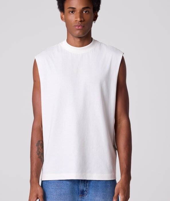 Regata Off White Thesaint Oversized Streetwear Masculina