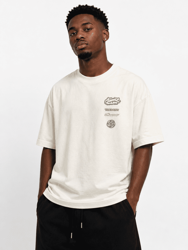 Camiseta Off White Thesaint Oversized Streetwear Masculina