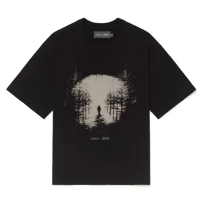 Camiseta Preta High Oversized Streetwear Masculina