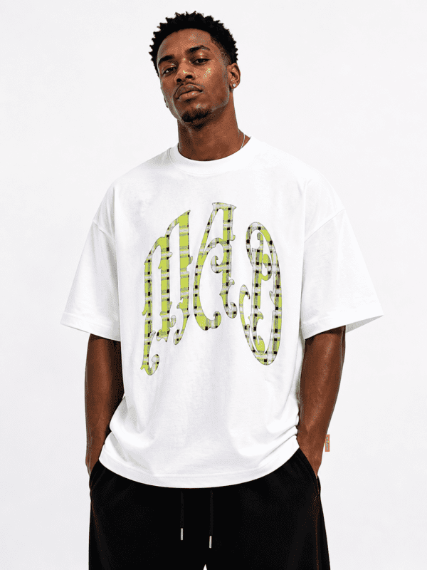 Camiseta Off White Mad Boxy Streetwear Masculina