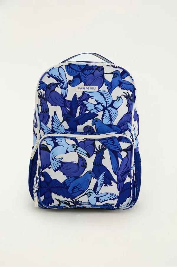 Mochila Azul Farm Feminina
