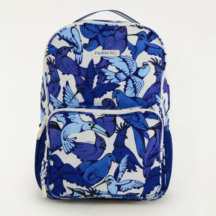 Mochila Azul Farm Feminina