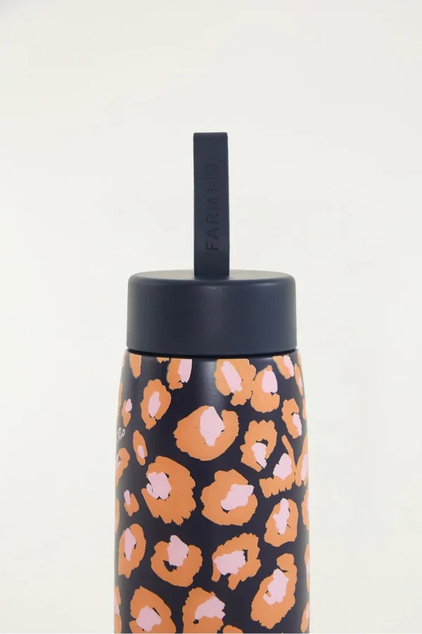 Garrafa Farm Estampada Garrafa Preta Estampada Farm Feminina