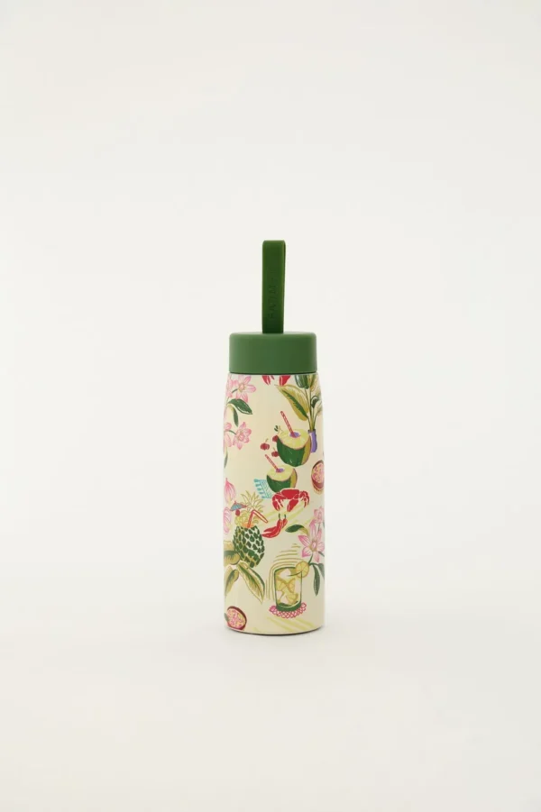 Garrafa Branca e Verde Farm 500ml