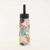 Garrafa Farm 500ml branca e preta Garrafa Branca e Preta Farm Feminina 500ml
