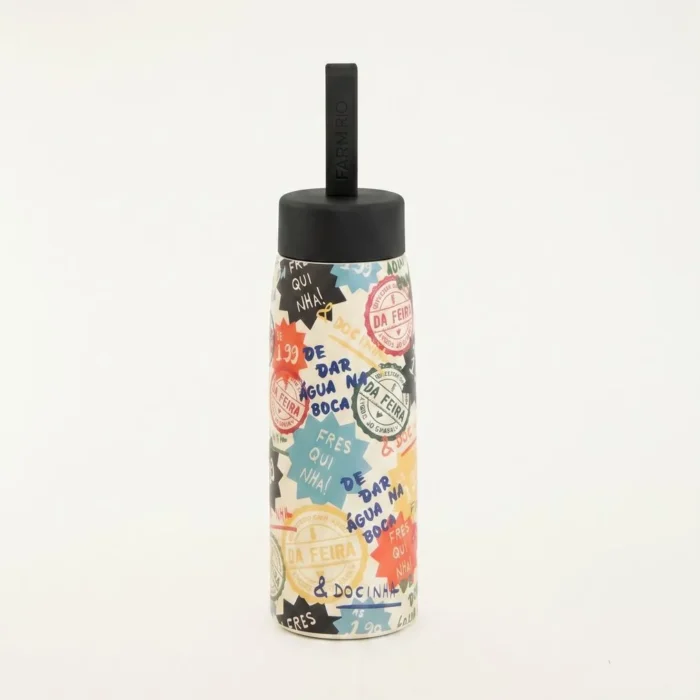 Garrafa Branca e Preta Farm Feminina 500ml