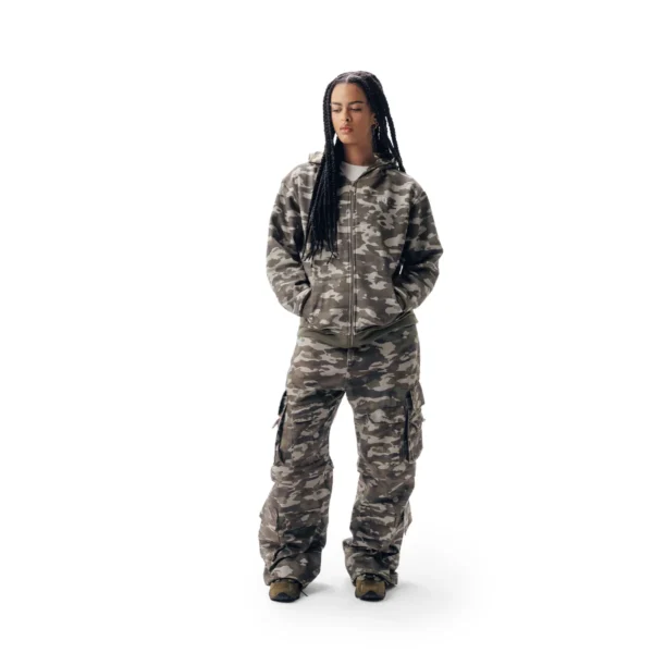 Moletom Zíper Camo 4SUF