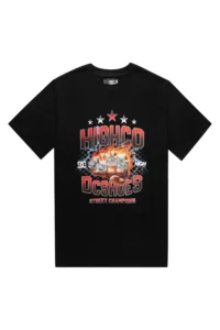 Camiseta Preta High Streetwear Masculina 