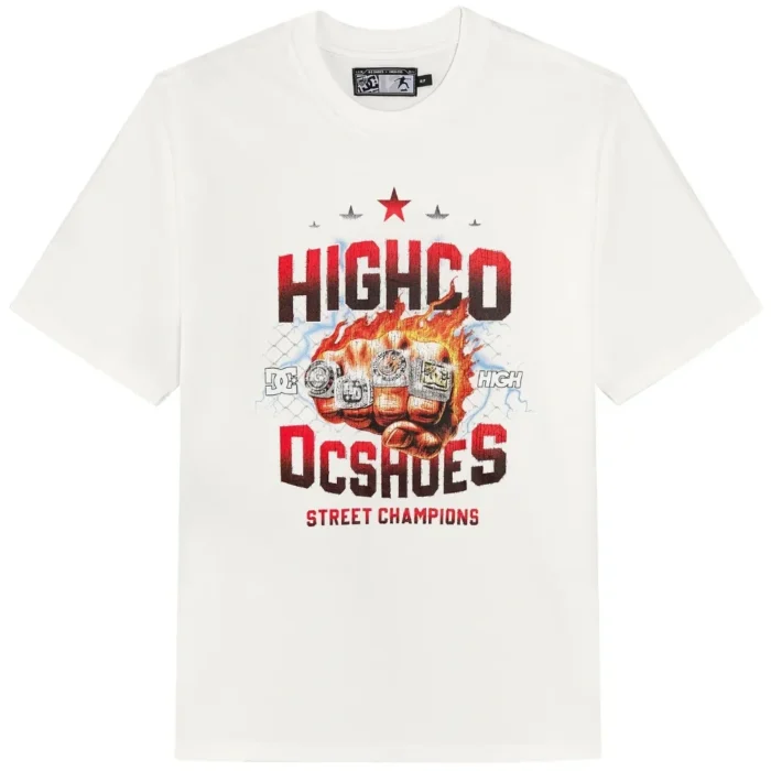 Camiseta Branca High Streetwear Masculina