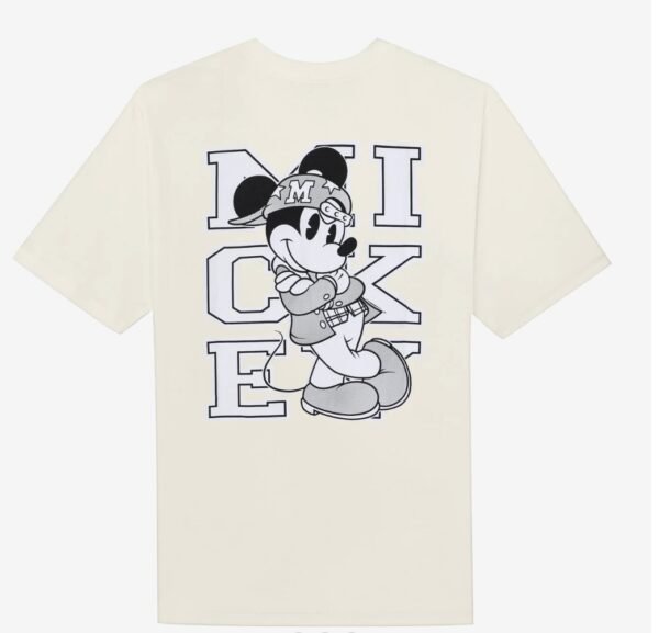 TEE MICKEY SCRIPT WHITE