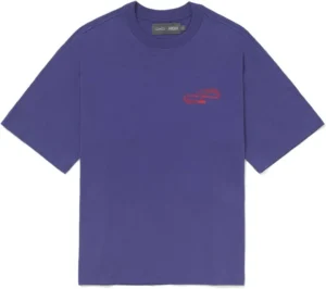 Camiseta Azul Boxy High x Quadro Streetwear Masculina