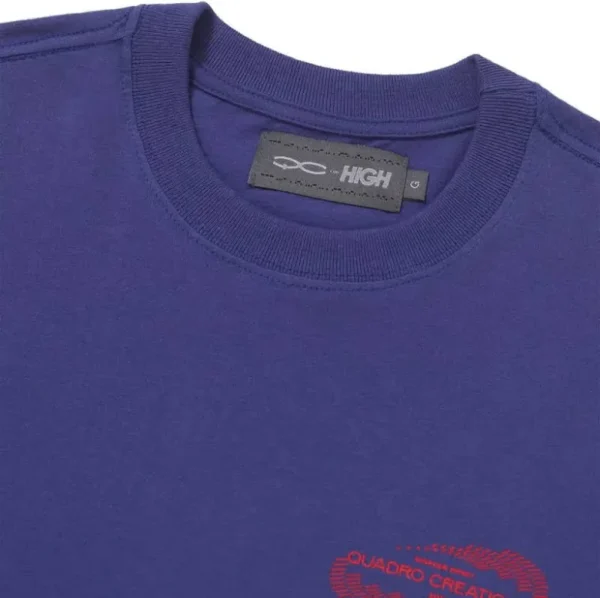 IMG_3461 Camiseta High x Quadro Creations For Azul
