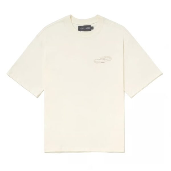 Camise Camiseta Bege High x Quadro Streetwear Masculina