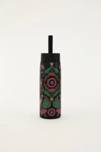 Garrafa Preta Estampada Farm 750ml