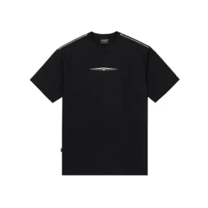 Camiseta Preta Oversized Streetwear Disturb Masculina